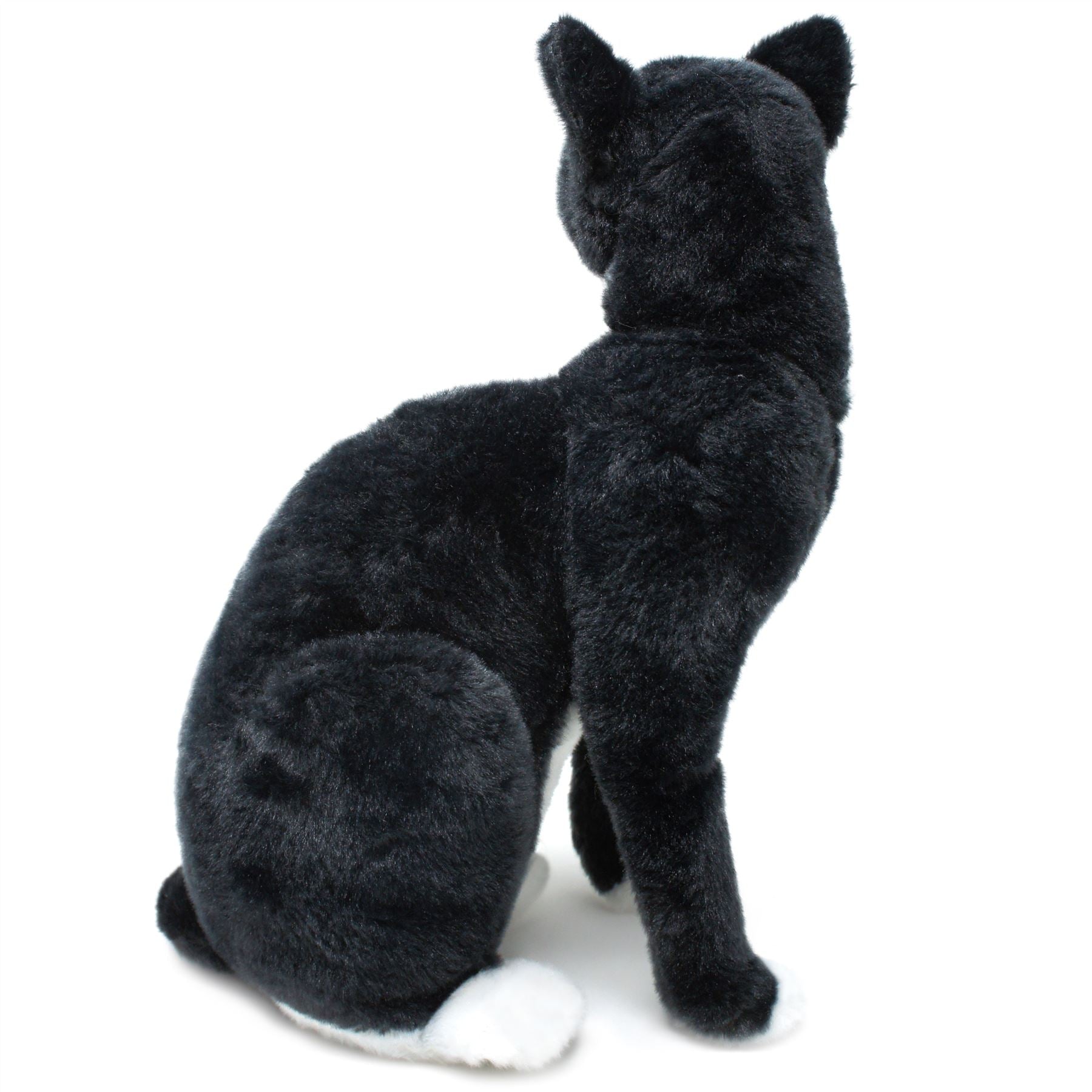 Realistic tuxedo cat stuffed animal online