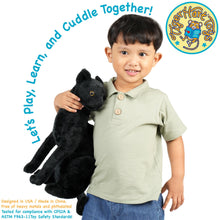 Load image into Gallery viewer, Boone The Black Cat | 13 Inch Stuffed Animal Plush | By TigerHart Toys
