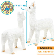 Load image into Gallery viewer, Alana The Alpaca | 30 Inch Stuffed Animal Plush | By TigerHart Toys
