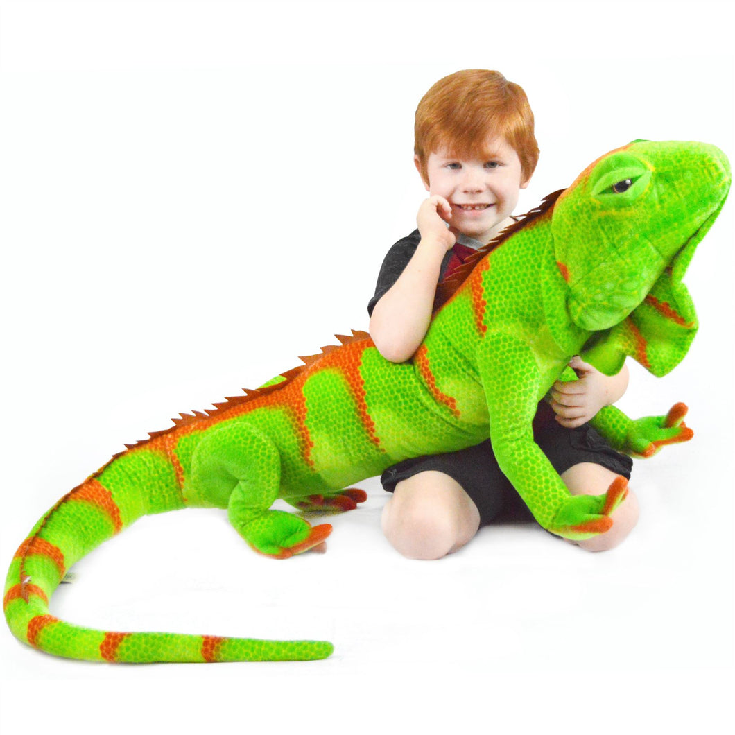 Ignacio The Iguana | 75 Inch Stuffed Animal Plush | By TigerHart Toys