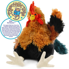 Load image into Gallery viewer, Riley The Rooster - 8 Inch Chicken Stuffed Animal Plush
