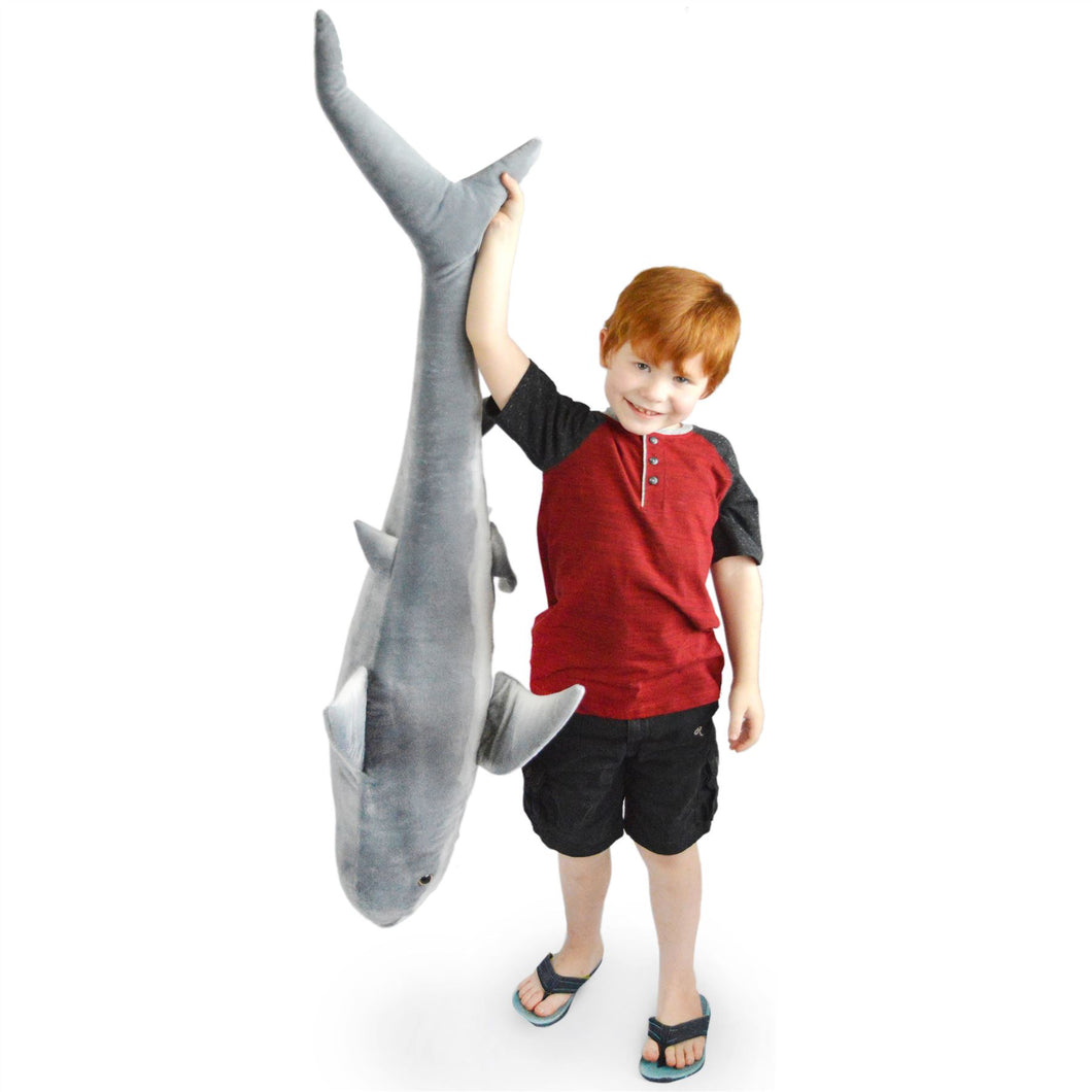 Kiki The Great White Shark | 52 Inch Stuffed Animal Plush | By TigerHart Toys