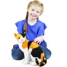 Load image into Gallery viewer, Catalina The Calico Cat | 14 Inch Stuffed Animal Plush | By TigerHart Toys
