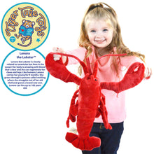 Load image into Gallery viewer, Lenora The Lobster | 15 Inch Stuffed Animal Plush | By TigerHart Toys

