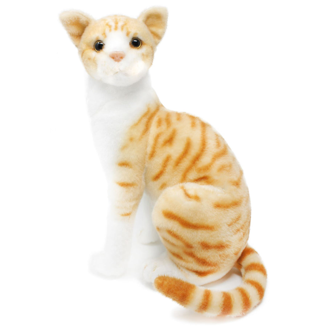 Tobias The Orange Tabby Cat | 13 Inch Stuffed Animal Plush | By TigerHart Toys