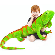 Load image into Gallery viewer, Ignacio The Iguana | 75 Inch Stuffed Animal Plush | By TigerHart Toys
