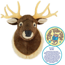 Load image into Gallery viewer, Evander The Elk Head | 25 Inch Stuffed Animal Plush | By TigerHart Toys
