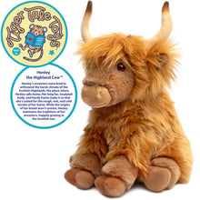 Load image into Gallery viewer, Henley The Highland Cow | 14 Inch Stuffed Animal Plush | By TigerHart Toys
