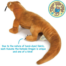 Load image into Gallery viewer, Kusumo The Komodo Dragon | 17 Inch Stuffed Animal Plush | By TigerHart Toys
