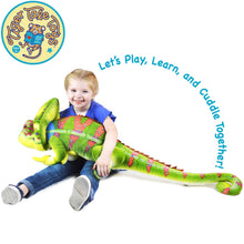 Load image into Gallery viewer, Ahmed The Chameleon | 46 Inch Stuffed Animal Plush | By TigerHart Toys
