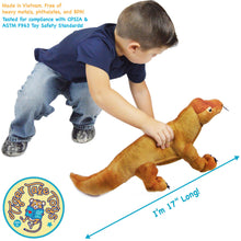 Load image into Gallery viewer, Kusumo The Komodo Dragon | 17 Inch Stuffed Animal Plush | By TigerHart Toys
