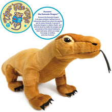 Load image into Gallery viewer, Kusumo The Komodo Dragon | 17 Inch Stuffed Animal Plush | By TigerHart Toys
