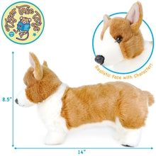 Load image into Gallery viewer, Carlotta The Corgi | 14 Inch Stuffed Animal Plush | By TigerHart Toys
