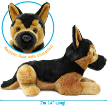 Load image into Gallery viewer, Gretchen The German Shepherd | 15 Inch Stuffed Animal Plush | By TigerHart Toys
