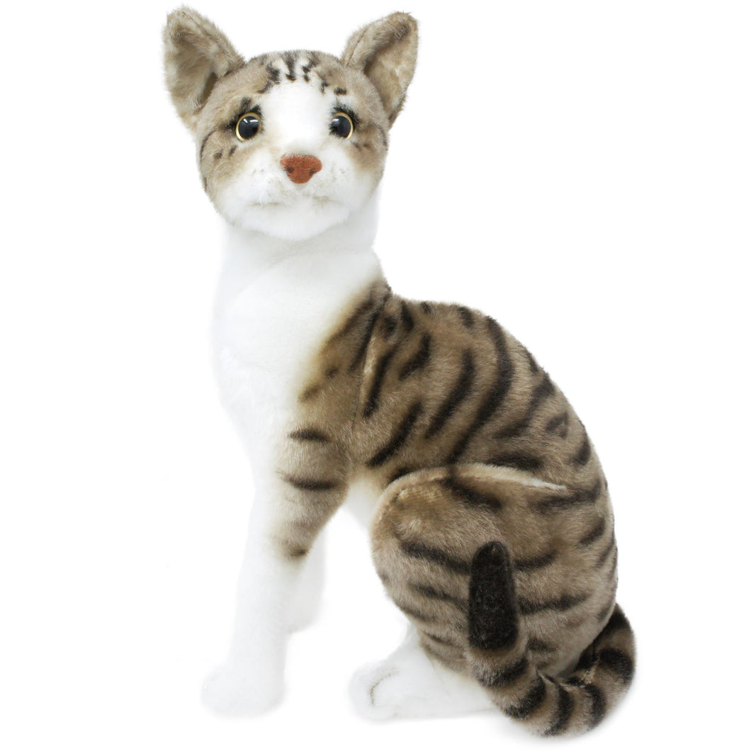 Amy The American Shorthair Cat | 14 Inch Stuffed Animal Plush | By TigerHart Toys