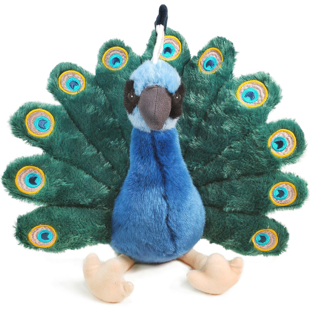 Pakhi The Peacock | 11 Inch Stuffed Animal Plush | By TigerHart Toys