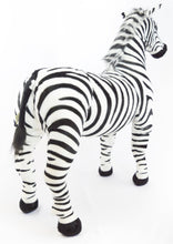 Load image into Gallery viewer, Zelassie The Zebra | 31 Inch Stuffed Animal Plush | By TigerHart Toys
