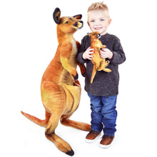 Load image into Gallery viewer, Kari The Kangaroo and Joey | 38 Inch Stuffed Animal Plush | By TigerHart Toys
