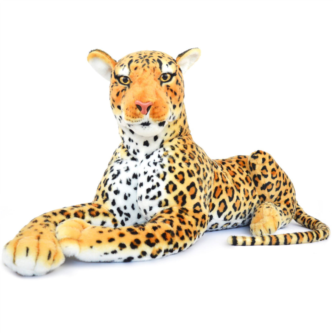 Lahari The Leopard | 42 Inch Stuffed Animal Plush | By TigerHart Toys