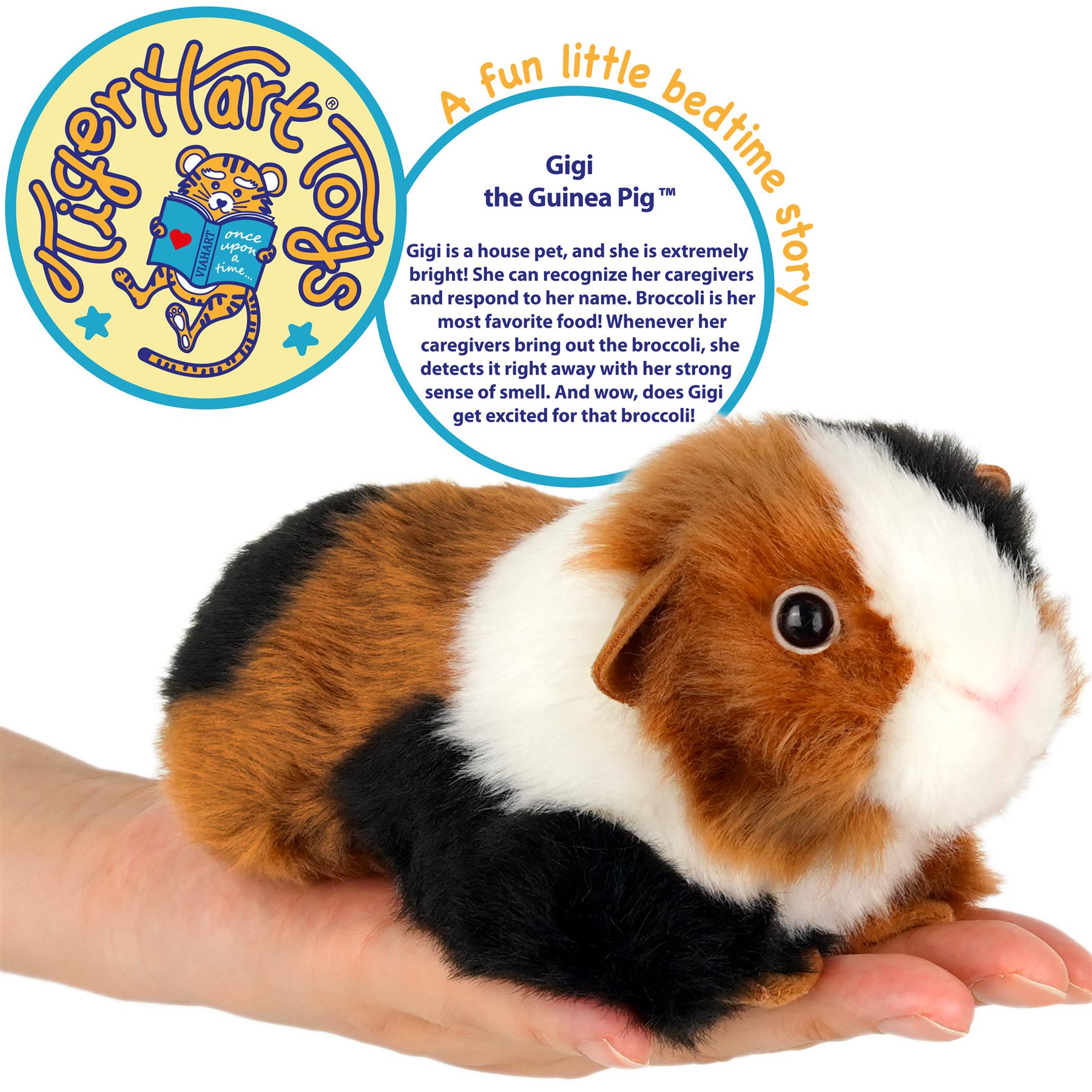 Gigi The Guinea Pig | 7 Inch Stuffed Animal Plush | By TigerHart Toys