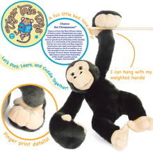 Load image into Gallery viewer, Chance The Chimpanzee | 15 Inch Stuffed Animal Plush | By TigerHart Toys

