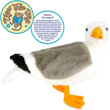 Load image into Gallery viewer, Seamus The Seagull | 12 Inch Stuffed Animal Plush | By TigerHart Toys
