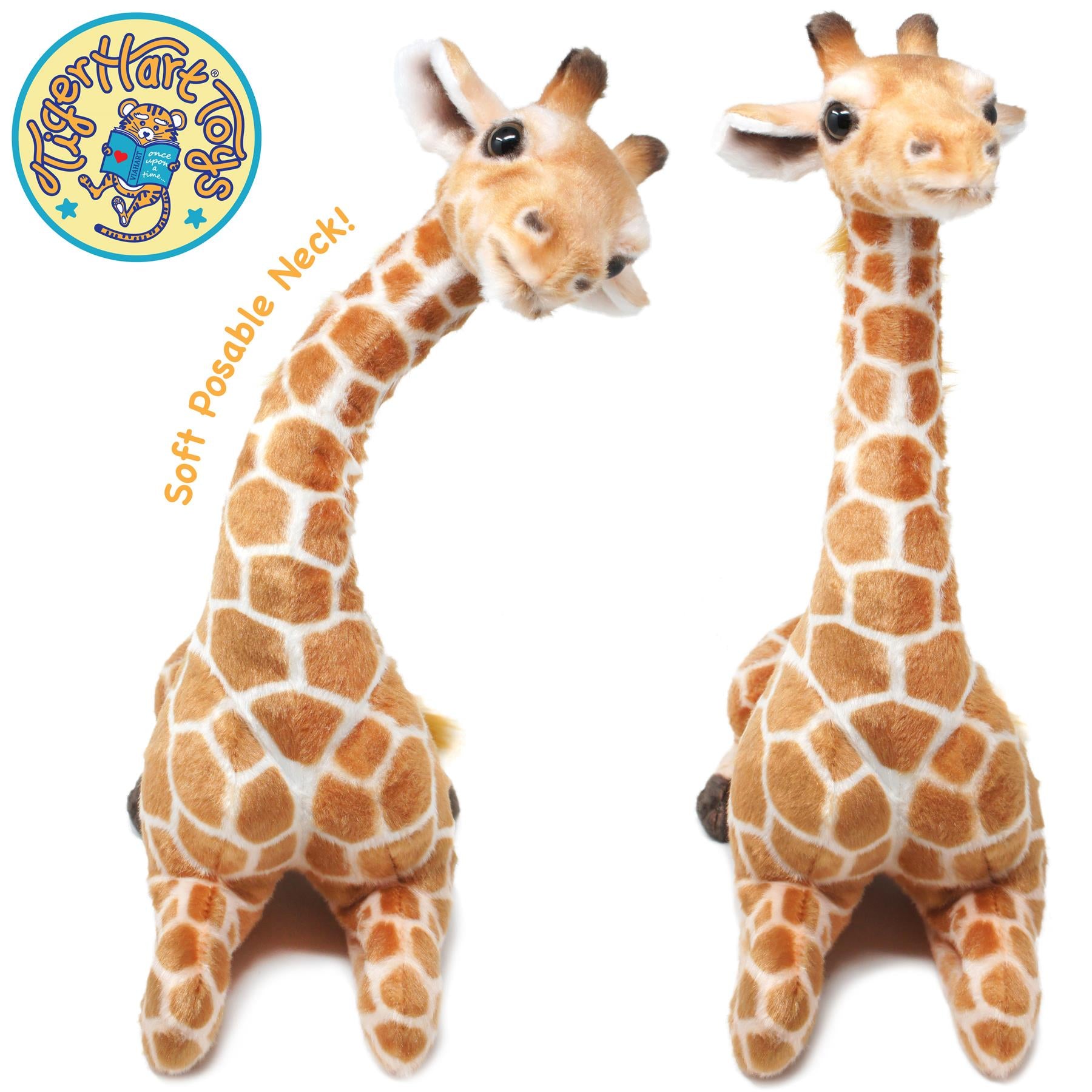 Jehlani The Giraffe | 18 Inch Stuffed Animal Plush | By TigerHart Toys